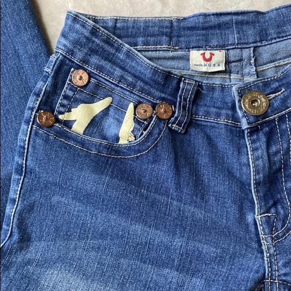 Great looking! True Religion, horseshoe blue jeans - Picture 7 of 11